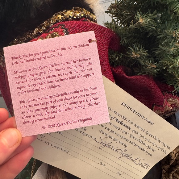 Limited edition Karen Didion light up Santa on elephant - Picture 6 of 13